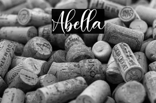 Abella Font examples