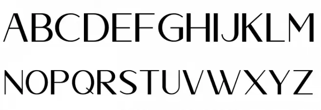 Abenda Шрифта ВЕРХНИЙ