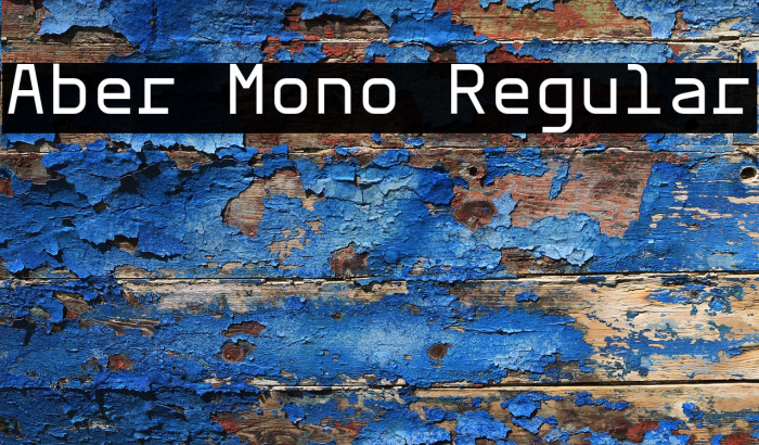 Aber Mono Regular Example 1