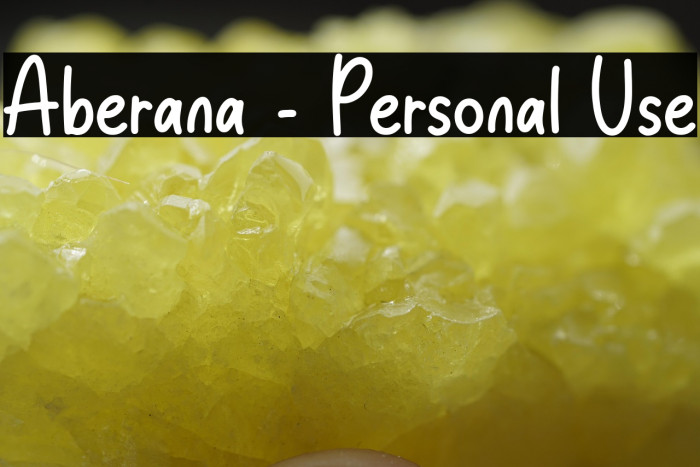 Aberana - Personal Use Example 1