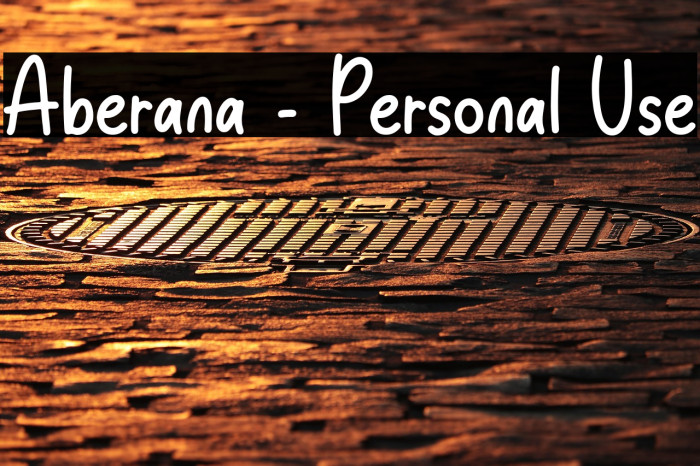 Aberana - Personal Use Example 3