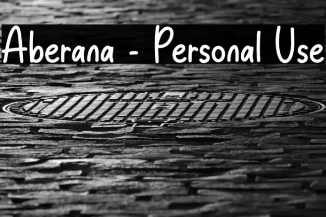 Aberana - Personal Use Font examples