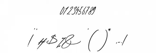 Aberatta Шрифта ДРУГИЕ символов