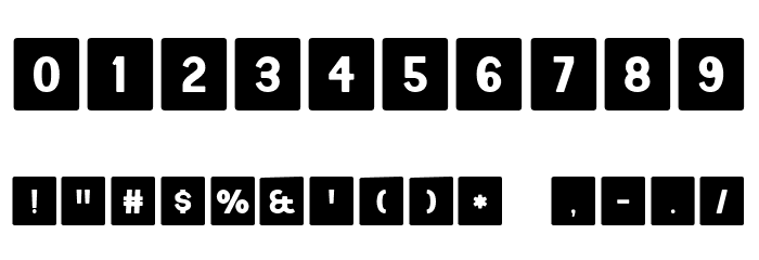 Aberforth Tiles Regular Font Alte caractere