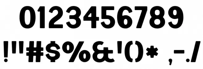 Aberforth Font OTHER CHARS