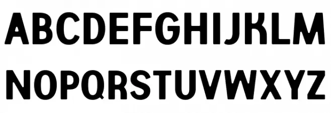 Aberforth 字体 大写