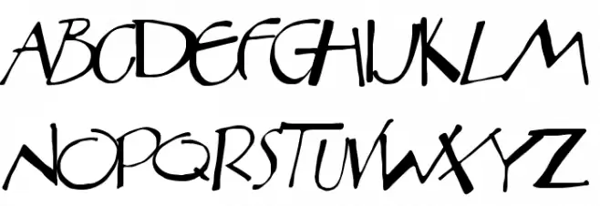 Aberration Шрифта ВЕРХНИЙ
