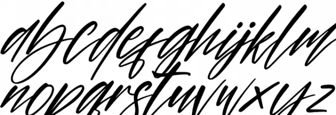 Abessom Italic Шрифта строчной