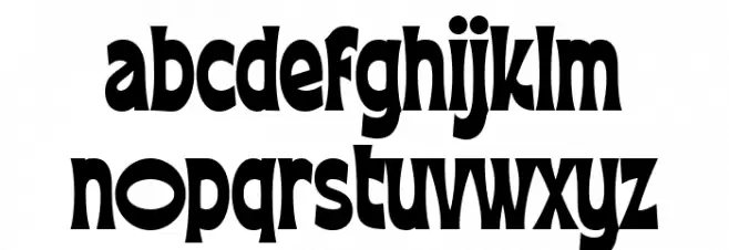 Abhartach DEMO Font LOWERCASE