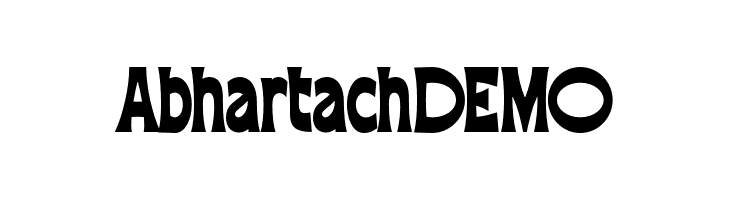 AbhartachDEMO  नि: शुल्क फ़ॉन्ट्स डाउनलोड