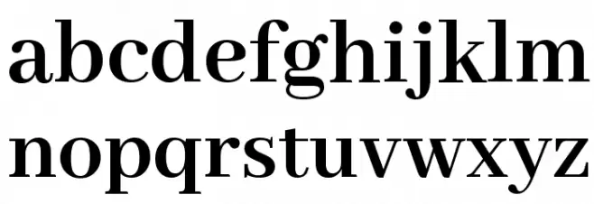 Abhaya Libre Bold Font Litere mici