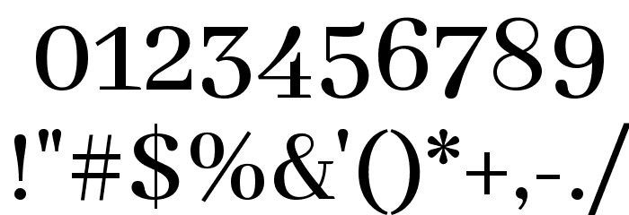 Abhaya Libre Medium Font OTHER CHARS