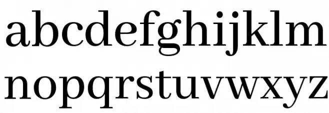 Abhaya Libre Medium Шрифта строчной