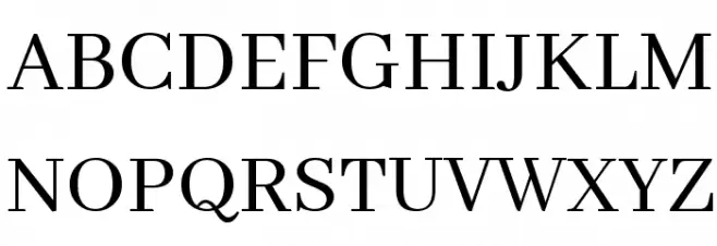 Abhaya Libre Regular Schriftart Groß