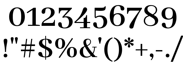 Abhaya Libre SemiBold Font OTHER CHARS