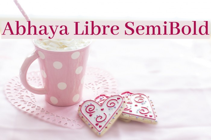 Abhaya Libre SemiBold Font examples