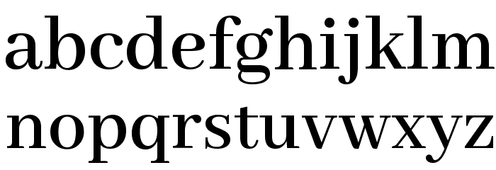 Abhaya Libre SemiBold Font LOWERCASE