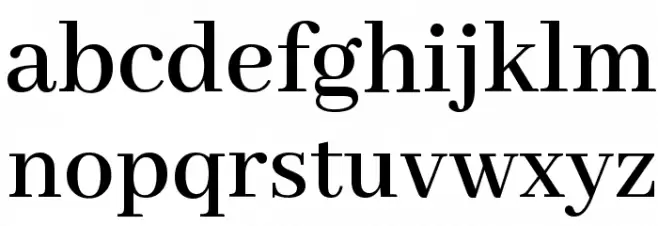 Abhaya Libre SemiBold फ़ॉन्ट लोअरकेस