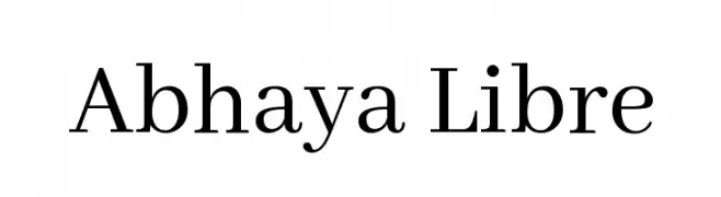 Abhaya Libre  Descarca Fonturi Gratis