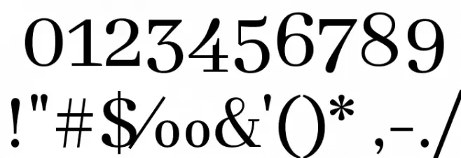 Abhaya Libre Font OTHER CHARS