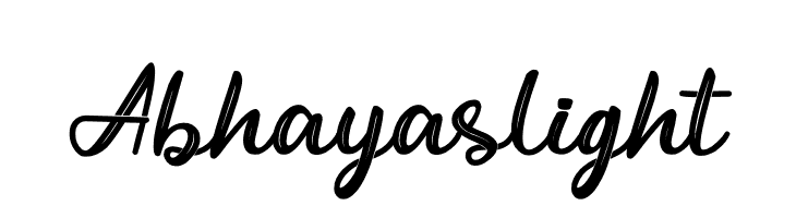 Abhayas light Font