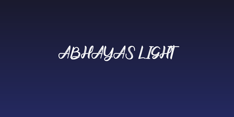 Abhayas light Social Header