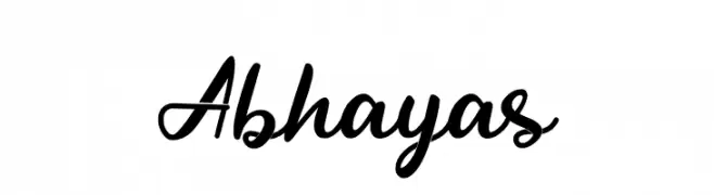 Abhayas  Frei Schriftart Herunterladen