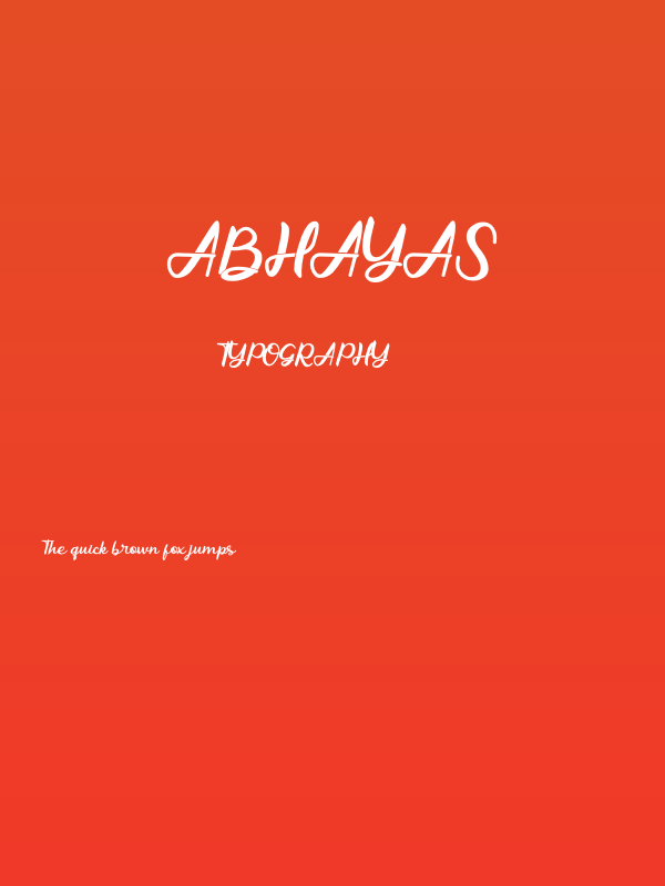 Abhayas Poster