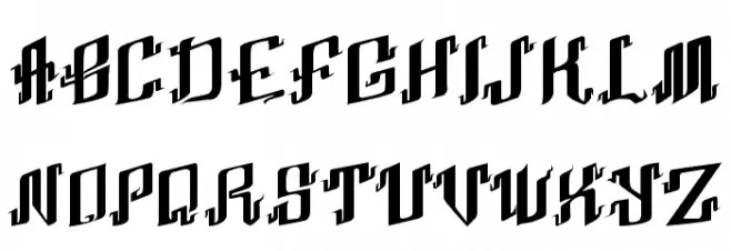 Abhinaya Regular フォント 大文字