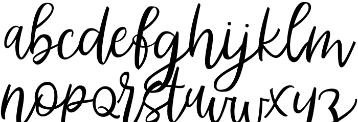 Abhyaksa FREE Font LOWERCASE