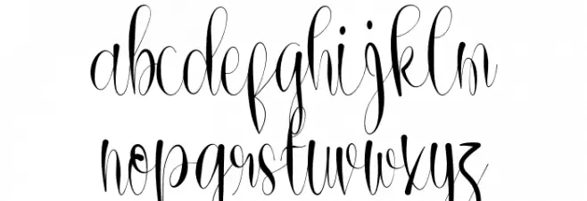 Abiali خط أحرف صغيرة