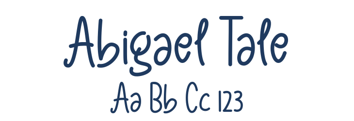 Abigael Tale Font Preview