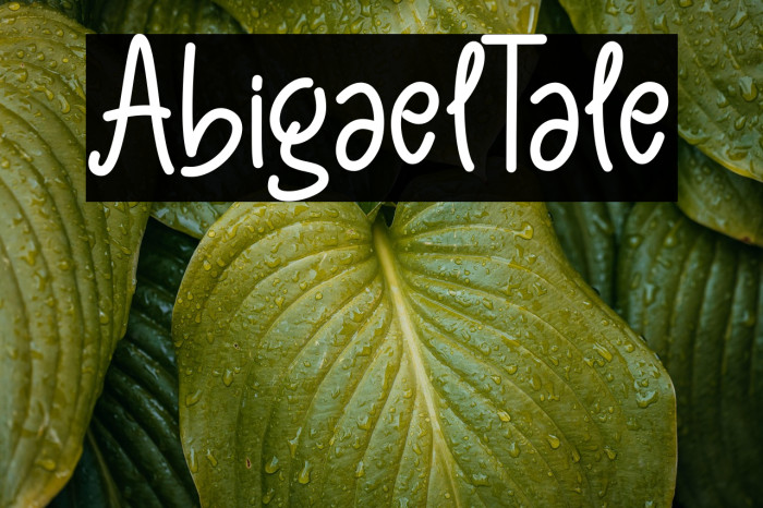 Abigael Tale Example 2