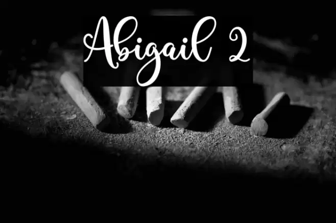 Abigail 2 Font examples