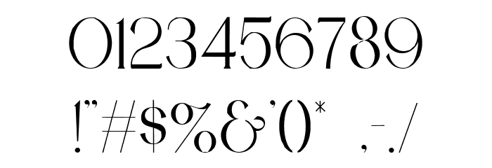 Abigail Modern Serif Font Demo ! フォント その他の文字