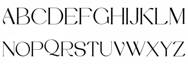 Abigail Modern Serif Font Demo ! フォント 大文字