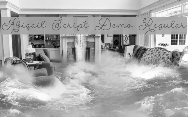 Abigail Script Demo Regular Font examples