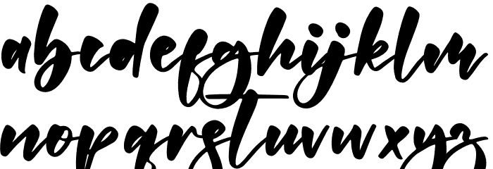 Abigaila Font LOWERCASE