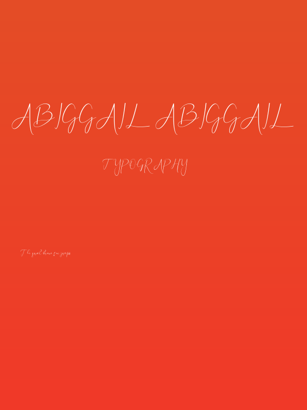 Abiggail Abiggail Poster