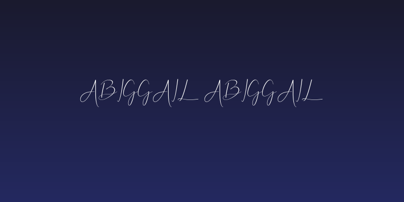 Abiggail Abiggail Social Header