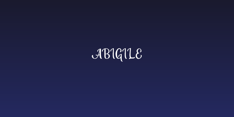 Abigile Social Header