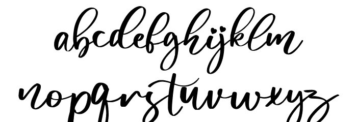 Abiland Font LOWERCASE