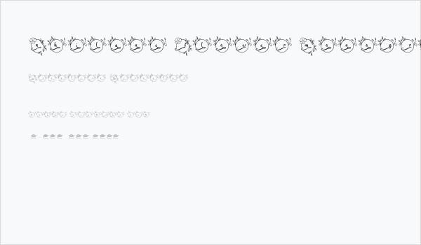 Abilane Flower Monogram Regular Business Card