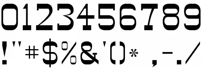 AbileneFLF Font OTHER CHARS