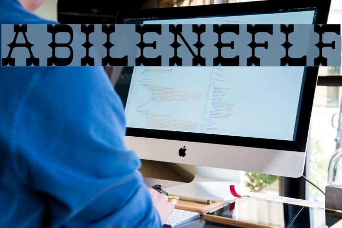 AbileneFLF Font examples