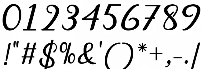 Abilya Font OTHER CHARS