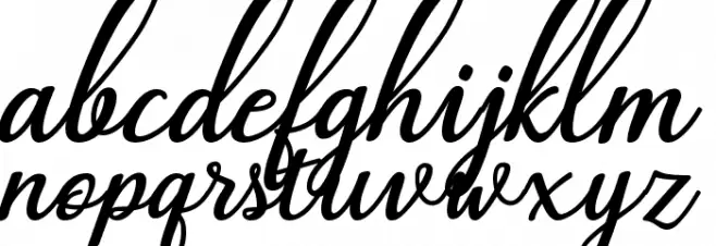 Abilya फ़ॉन्ट लोअरकेस