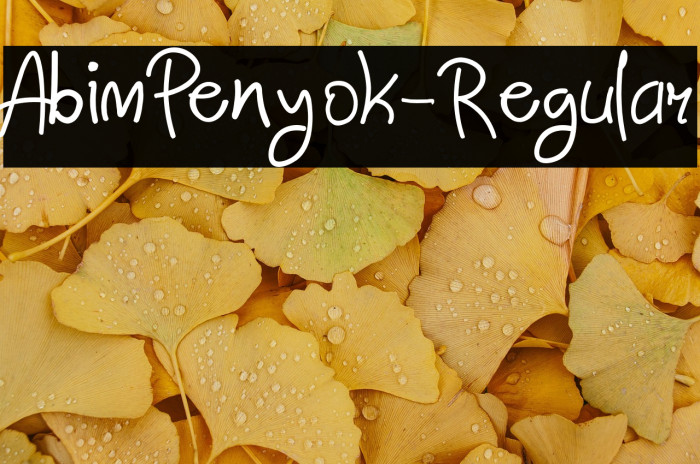 AbimPenyok-Regular Example 1