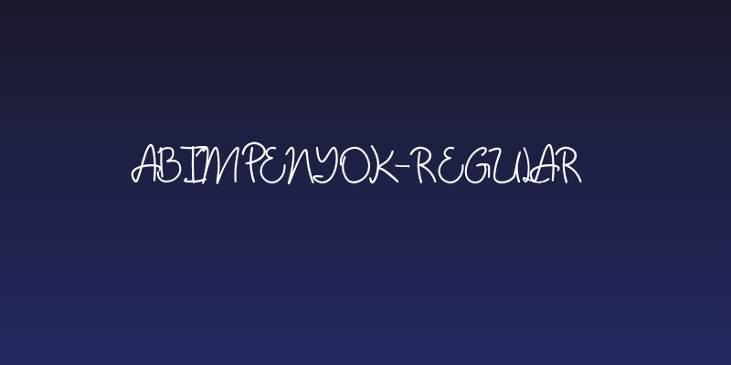 AbimPenyok-Regular Social Header