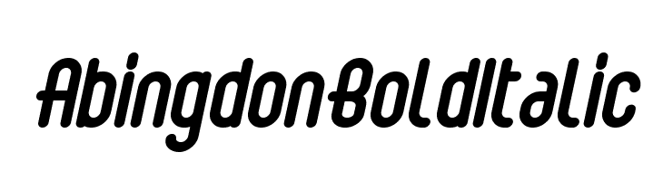 Abingdon Bold Italic  免费字体下载